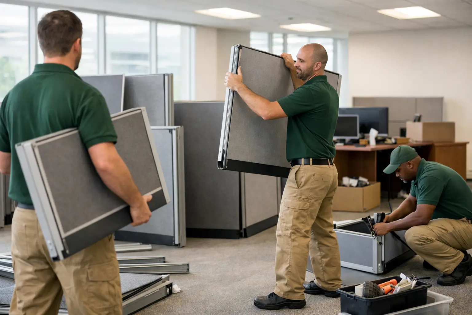 Sac Junk 10 Cubicle Removal Service Sacramento