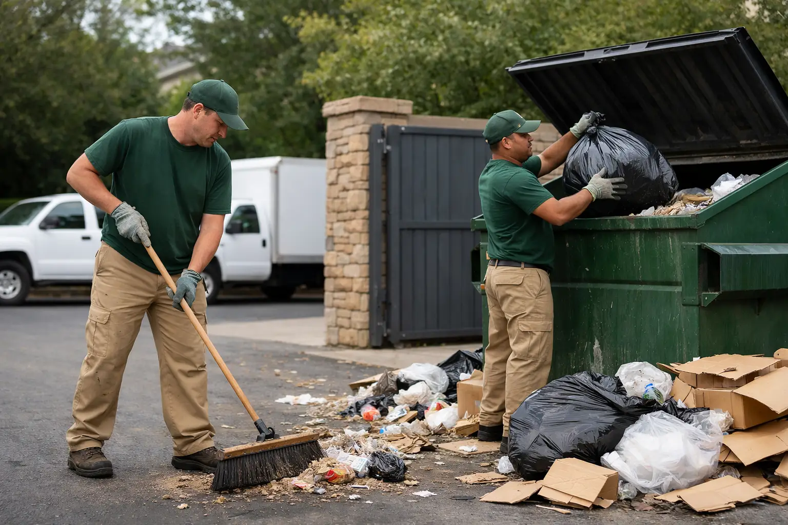 Dumpster Enclosure Cleanup Sacramento