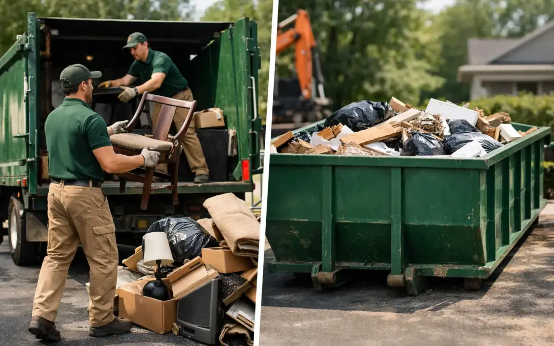 Junk Removal vs Dumpster Rental