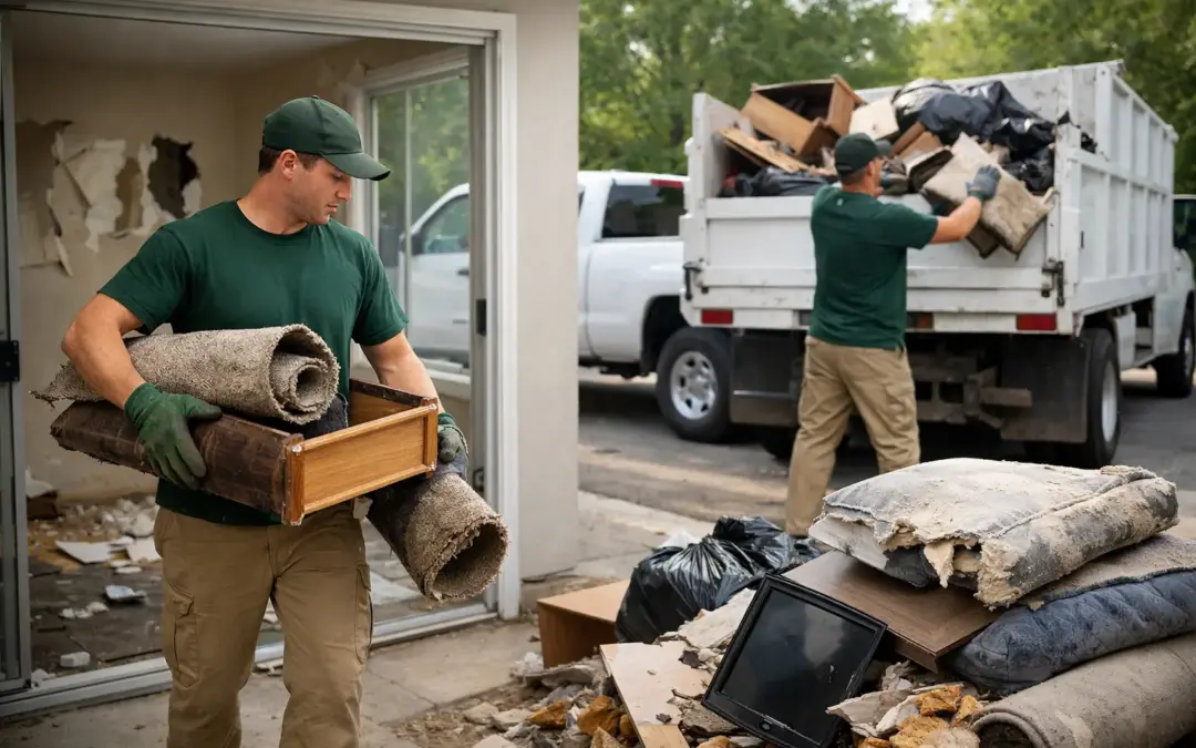 Junk Hauling After Tenant Damage Made Simple