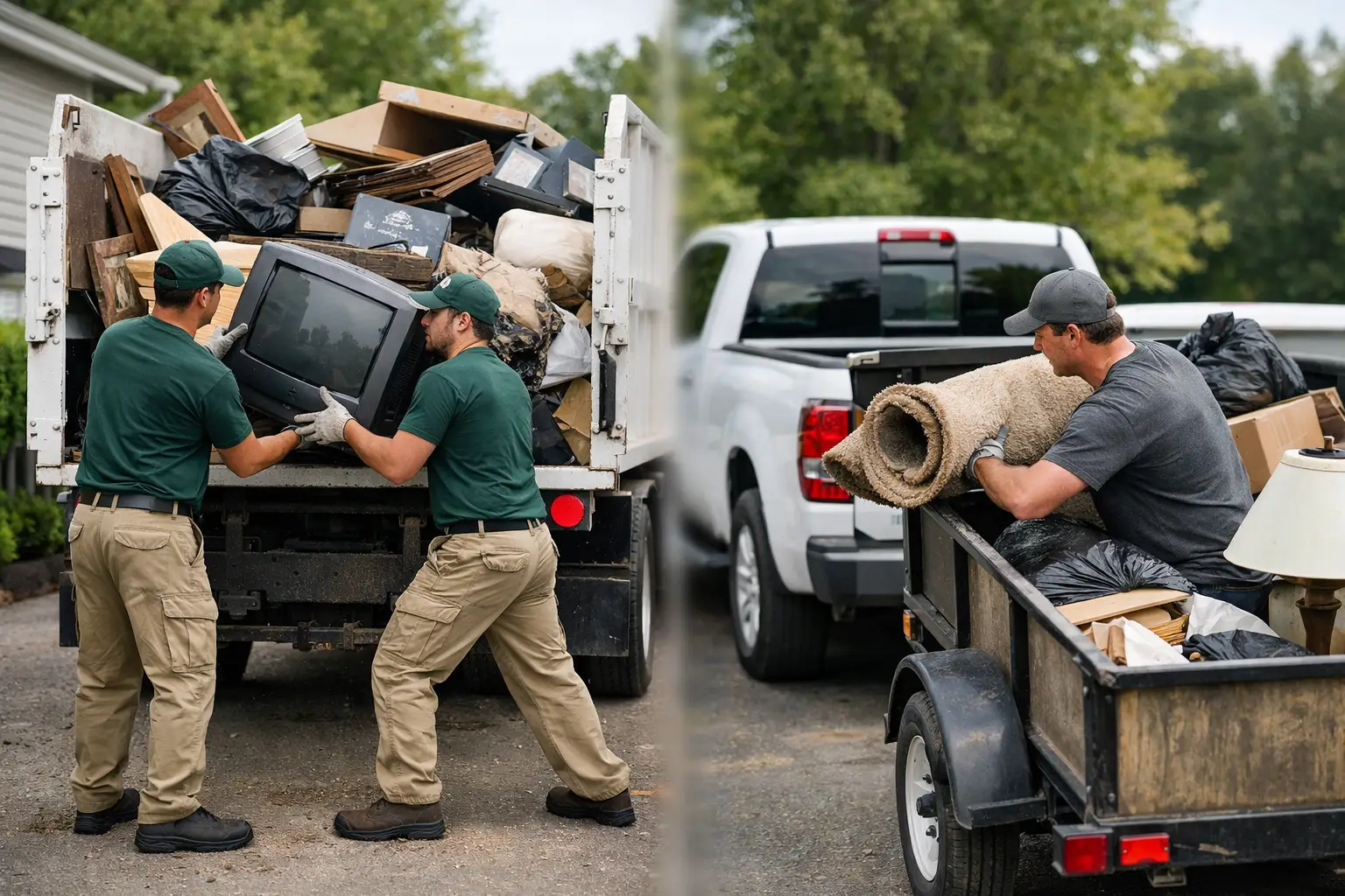 Sac Junk 10 Junk Hauling Versus Self Hauling Costs Compared